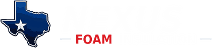Nexus Foam Insulation logo in white for dark backgrounds