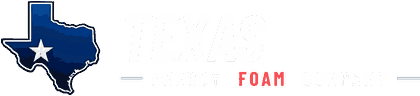 Texas Energy Foam Company logo in white for dark backgrounds